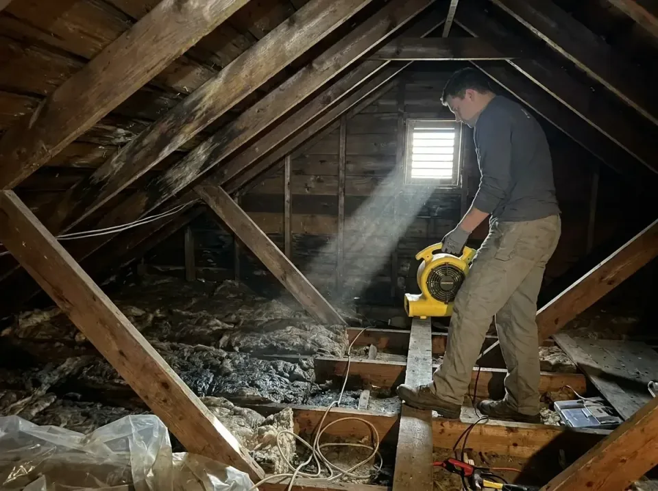 attic-water-damage-drying-proc-007 — frequently asked questions, Emergency Water Extraction & 24/7 Flood Response in Delray…